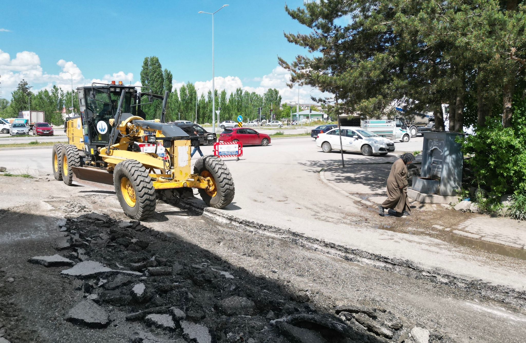 Aziziye'de asfalt seferberliği başladı